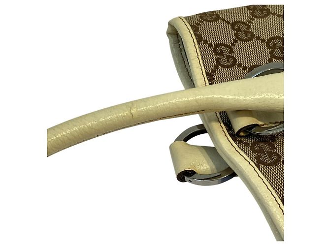 Borsa Tote Gucci GG Canvas Beige - vista 15