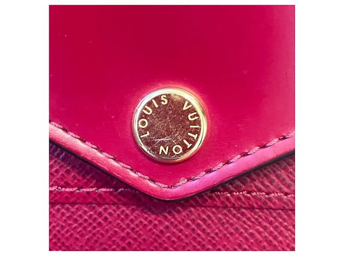Louis Vuitton Monogram Compact Wallet Braun Fuschia - Ansicht 11