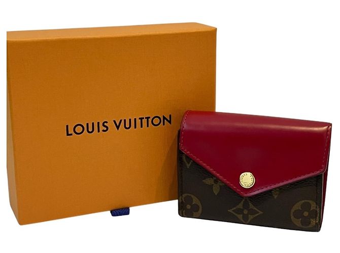 Louis Vuitton Monogram Compact Wallet Braun Fuschia - Ansicht 13