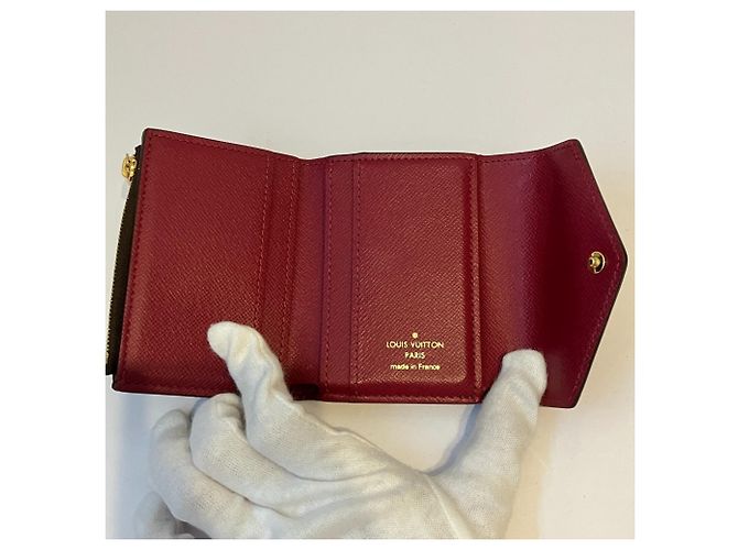 Louis Vuitton Monogram Compact Wallet Braun Fuschia - Ansicht 6