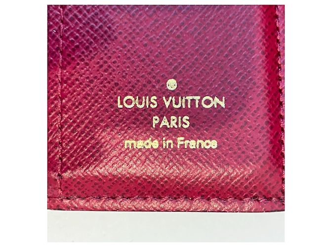 Louis Vuitton Monogram Compact Wallet Braun Fuschia - Ansicht 9