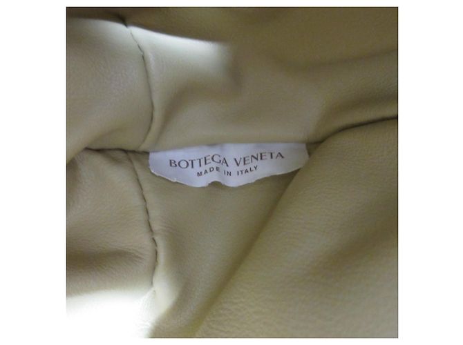 Borsa a tracolla in pelle beige Bottega Veneta - vista 7