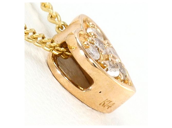 Autre Marque Collana in oro 14K con diamante D'oro - vista 2