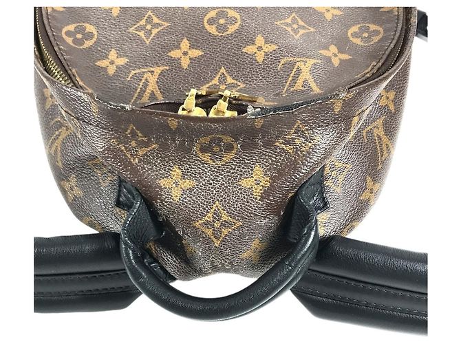 Zaino Louis Vuitton Monogram Reverse Palm Springs PM Marrone - vista 13