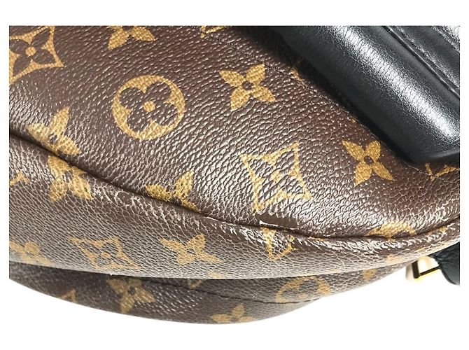 Zaino Louis Vuitton Monogram Reverse Palm Springs PM Marrone - vista 14