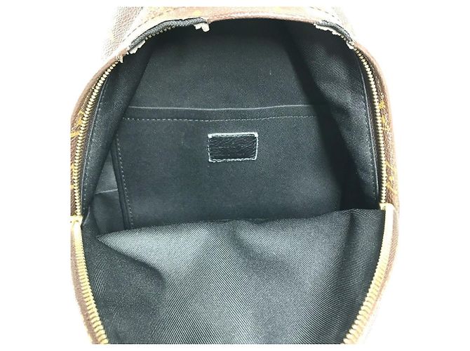 Zaino Louis Vuitton Monogram Reverse Palm Springs PM Marrone - vista 17
