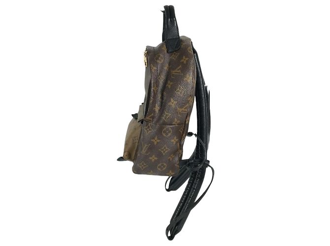 Zaino Louis Vuitton Monogram Reverse Palm Springs PM Marrone - vista 4