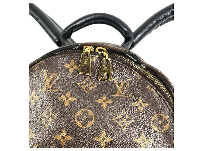 Zaino Louis Vuitton Monogram Reverse Palm Springs PM Marrone - vista 8