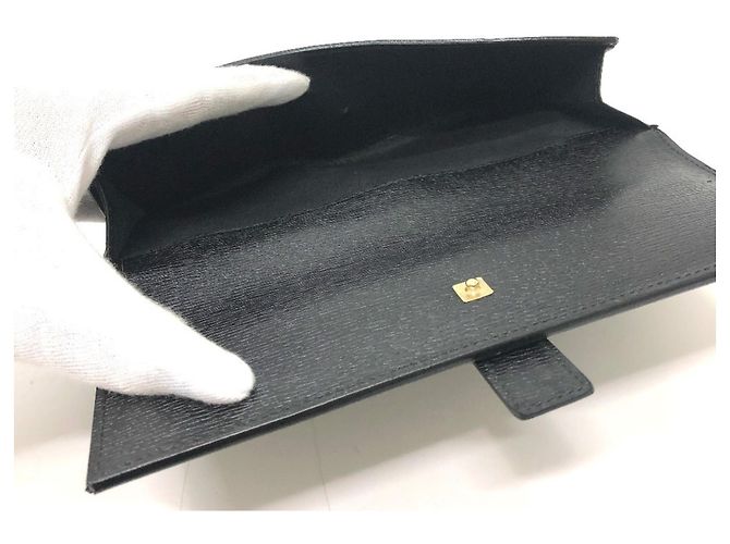 Cartera larga bi-fold Gucci G Logo Negro - vista 12