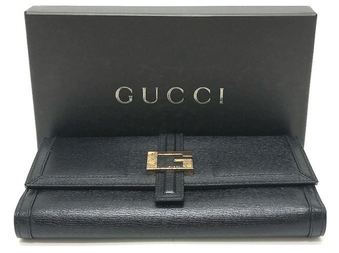 Cartera larga bi-fold Gucci G Logo Negro - vista 14