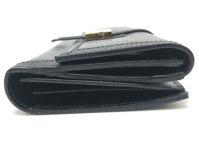 Cartera larga bi-fold Gucci G Logo Negro - vista 3
