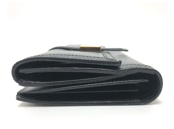 Cartera larga bi-fold Gucci G Logo Negro - vista 4