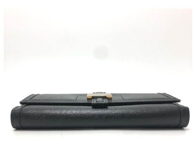 Cartera larga bi-fold Gucci G Logo Negro - vista 5