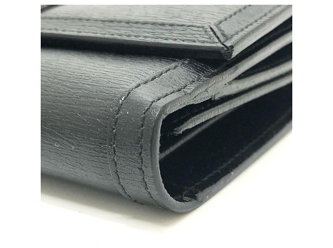 Cartera larga bi-fold Gucci G Logo Negro - vista 6
