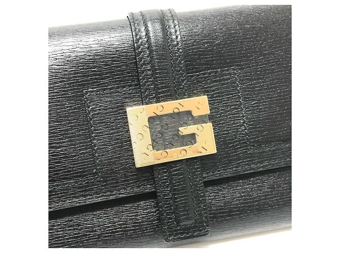 Cartera larga bi-fold Gucci G Logo Negro - vista 8