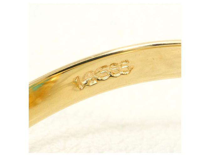Autre Marque Goldring Gelbgold mit Türkisstein Golden - Ansicht 4