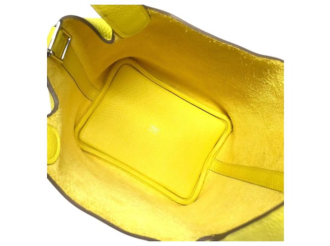 Hermès Borsa Tote HERMES Picotin Lock PM 18 Giallo - vista 10