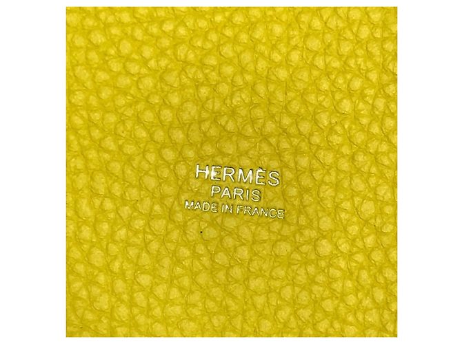 Hermès Borsa Tote HERMES Picotin Lock PM 18 Giallo - vista 11