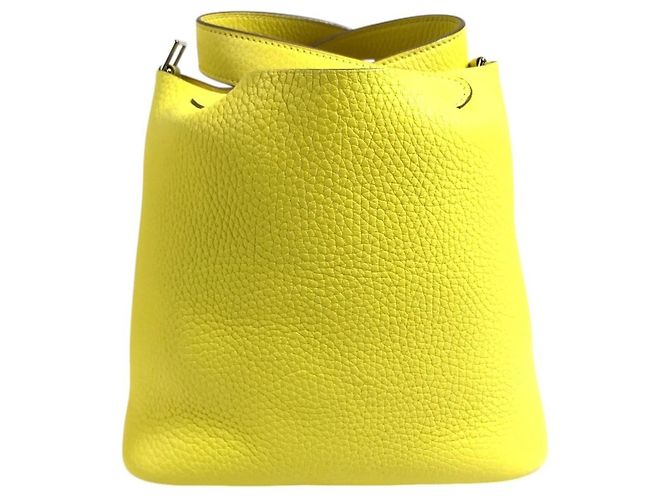 Hermès Borsa Tote HERMES Picotin Lock PM 18 Giallo - vista 5