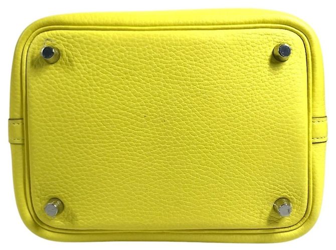 Hermès Borsa Tote HERMES Picotin Lock PM 18 Giallo - vista 6