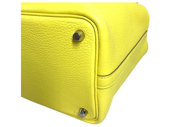 Hermès Borsa Tote HERMES Picotin Lock PM 18 Giallo - vista 7