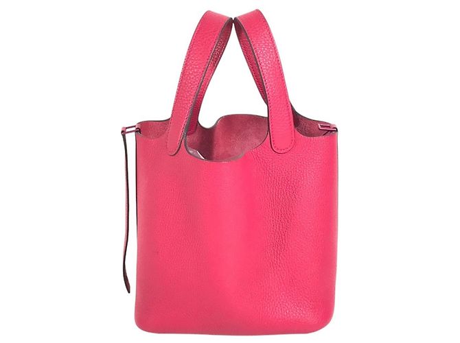 Hermès Borsa Hermes Picotin Lock PM 18 Rosa - vista 4