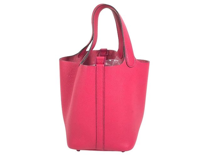 Hermès Borsa Hermes Picotin Lock PM 18 Rosa - vista 5