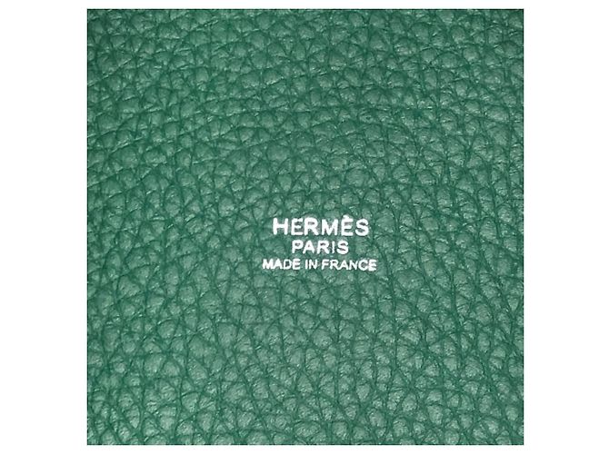 Hermès Borsa Hermes Picotin Lock PM 18 Verde - vista 11