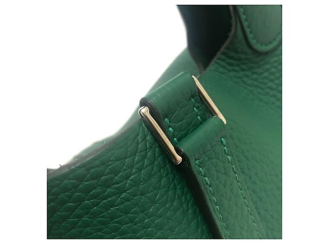 Hermès Borsa Hermes Picotin Lock PM 18 Verde - vista 13