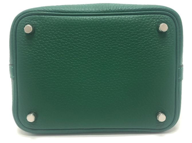 Hermès Borsa Hermes Picotin Lock PM 18 Verde - vista 5