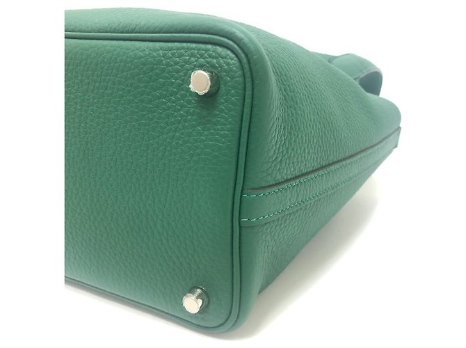 Hermès Borsa Hermes Picotin Lock PM 18 Verde - vista 6