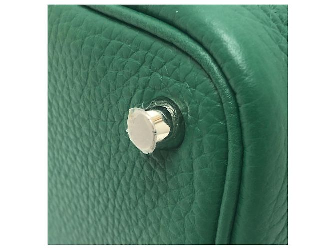 Hermès Borsa Hermes Picotin Lock PM 18 Verde - vista 8
