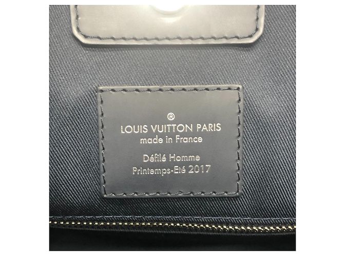 Borsa Tote Louis Vuitton Monogram Savannah Jake & Dinos Chapman Blu navy - vista 14