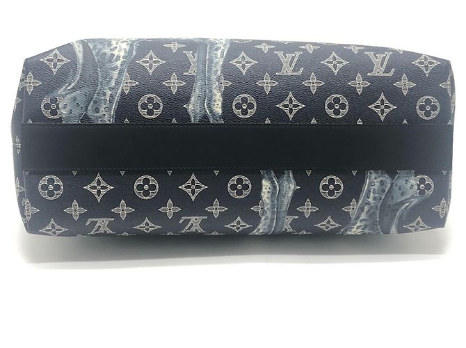 Borsa Tote Louis Vuitton Monogram Savannah Jake & Dinos Chapman Blu navy - vista 5
