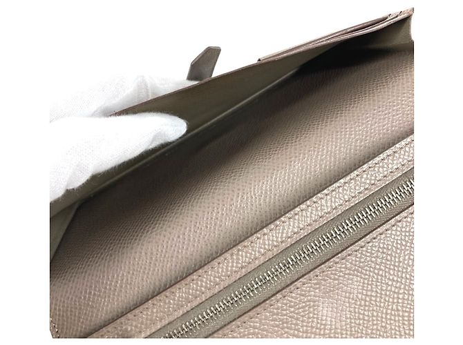 Hermès Hermes Bearn Soufflé Langbeutel Braun - Ansicht 12