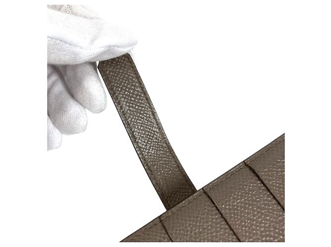 Hermès Hermes Bearn Soufflé Langbeutel Braun - Ansicht 14