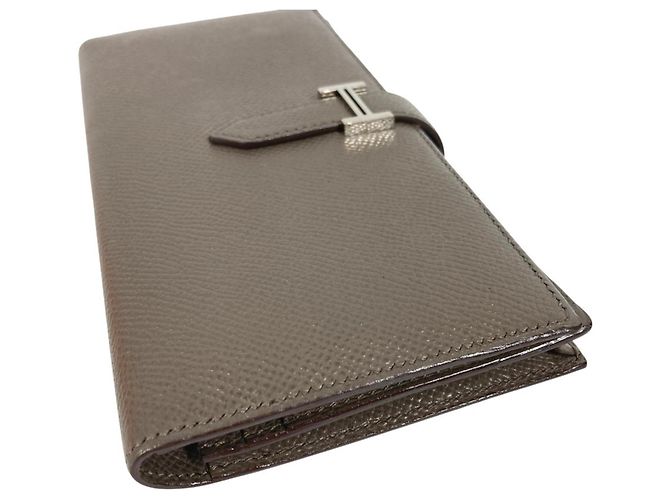 Hermès Hermes Bearn Soufflé Langbeutel Braun - Ansicht 4