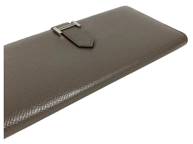 Hermès Hermes Bearn Soufflé Langbeutel Braun - Ansicht 7