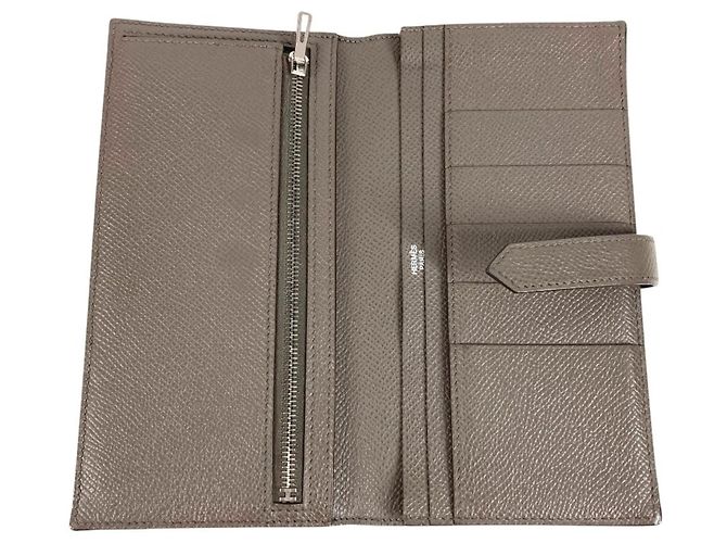 Hermès Hermes Bearn Soufflé Langbeutel Braun - Ansicht 8