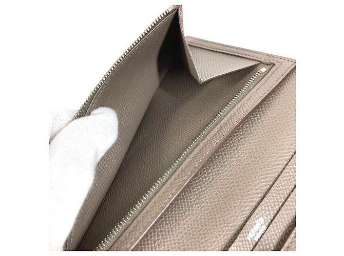 Hermès Hermes Bearn Soufflé Langbeutel Braun - Ansicht 9
