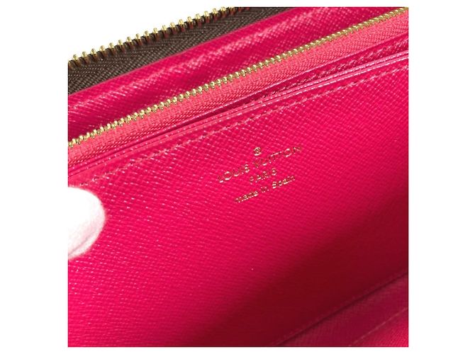 Louis Vuitton Monogram Bay Chain Print Zippy Wallet Braun Pink - Ansicht 13