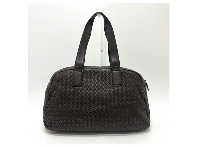 Borsa Bowling Intrecciato Bottega Veneta Marrone - vista 2