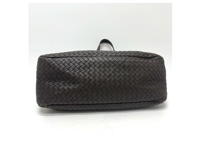 Borsa Bowling Intrecciato Bottega Veneta Marrone - vista 7