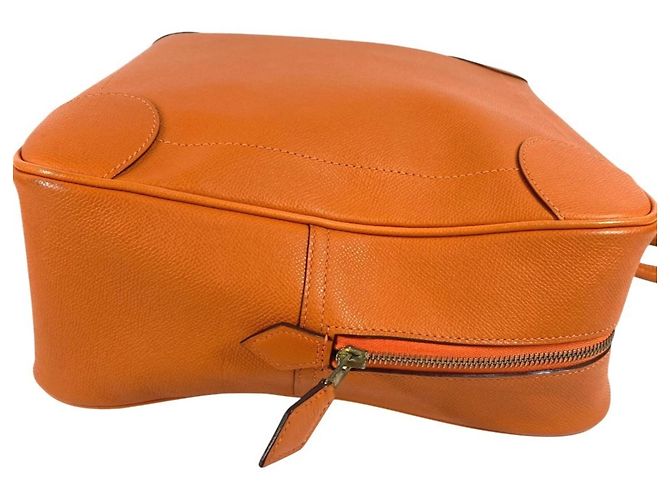 Hermès Borsa Tote Hermes Plume 32 Arancione - vista 3