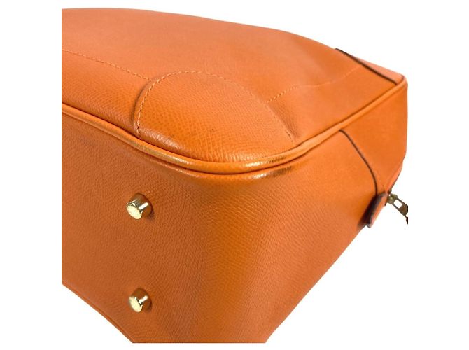 Hermès Borsa Tote Hermes Plume 32 Arancione - vista 4