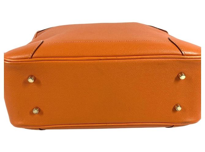 Hermès Borsa Tote Hermes Plume 32 Arancione - vista 5