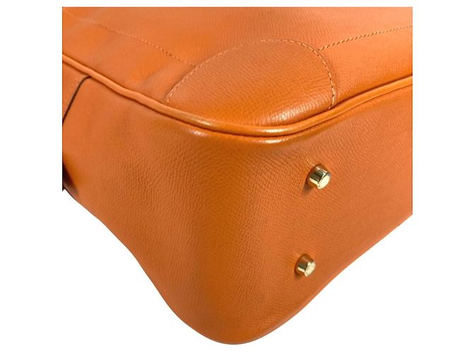Hermès Borsa Tote Hermes Plume 32 Arancione - vista 6