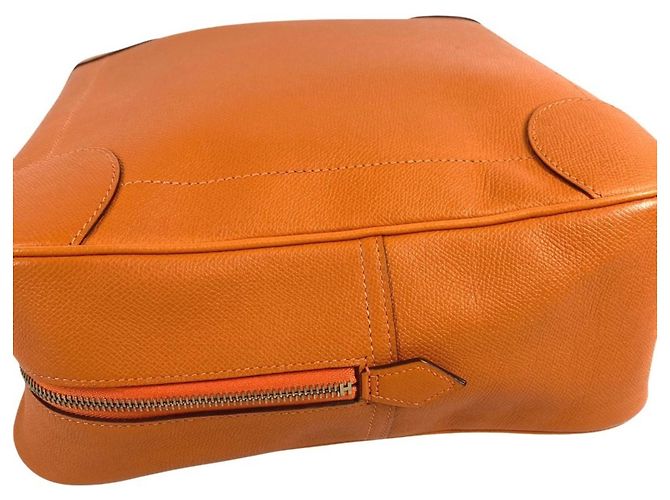 Hermès Borsa Tote Hermes Plume 32 Arancione - vista 7