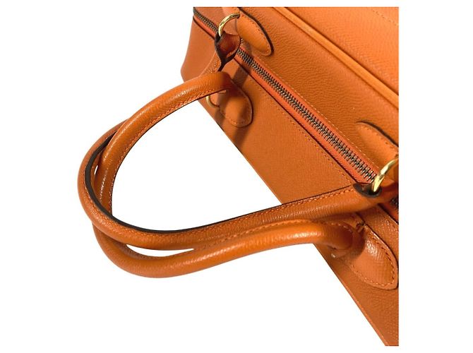 Hermès Borsa Tote Hermes Plume 32 Arancione - vista 8
