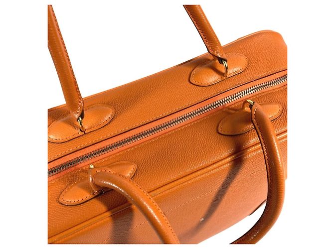 Hermès Borsa Tote Hermes Plume 32 Arancione - vista 9
